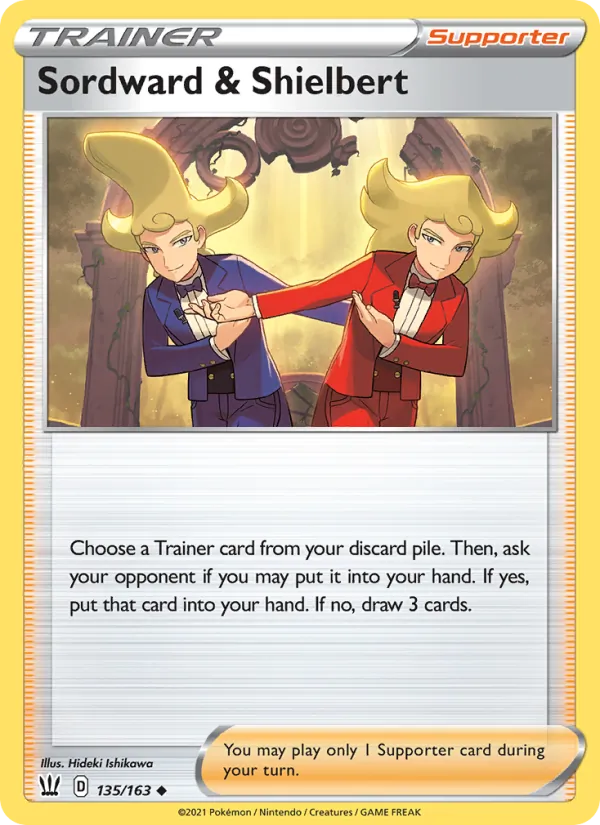 Sordward & Shielbert #135 – Battle Styles card