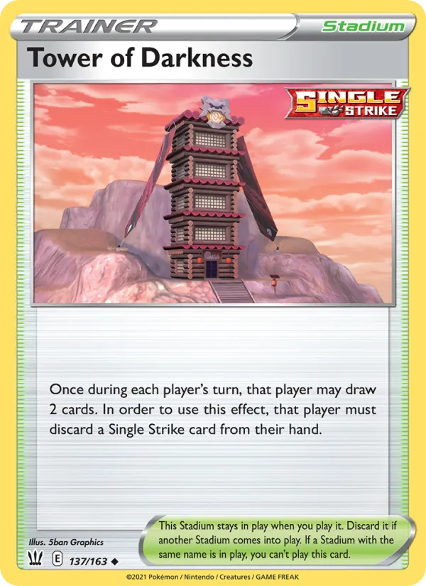 Tower of Darkness #137 – Battle Styles card