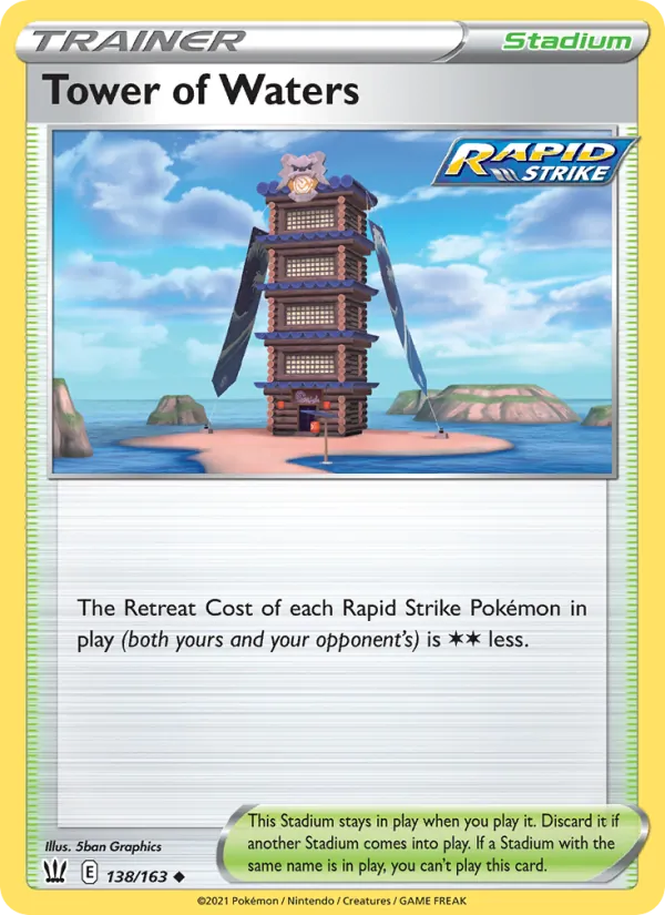 Tower of Waters #138 – Battle Styles card