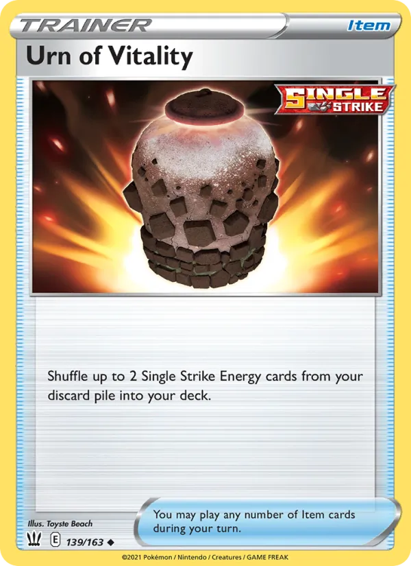 Urn of Vitality #139 – Battle Styles card