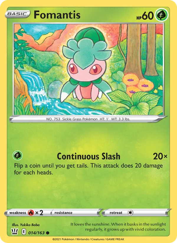Fomantis #14 – Battle Styles card