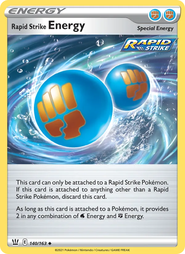 Rapid Strike Energy #140 – Battle Styles card