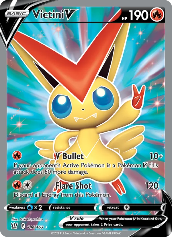 Victini V #144 – Battle Styles card
