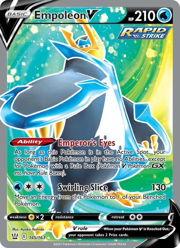 Empoleon V #145 – Battle Styles card