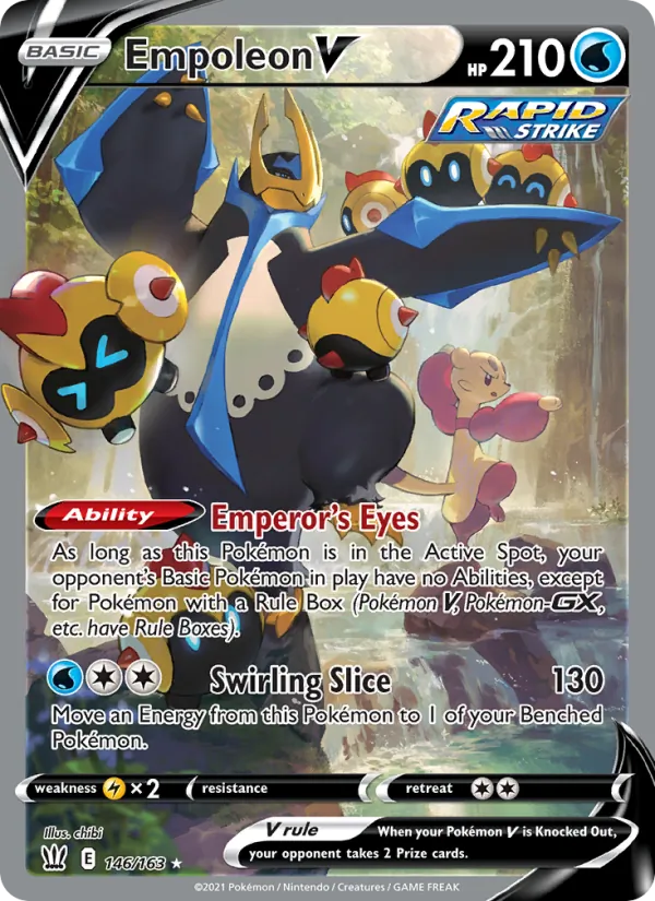 Empoleon V #146 – Battle Styles card