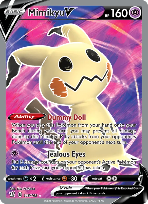 Mimikyu V #148 – Battle Styles card
