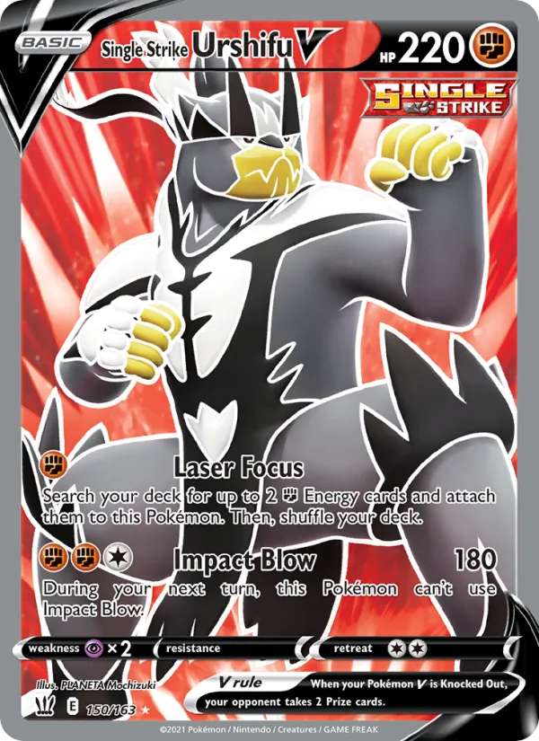 Single Strike Urshifu V #150 – Battle Styles card