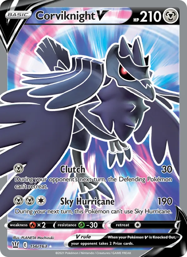 Corviknight V #156 – Battle Styles card