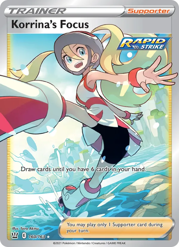 Korrina's Focus #160 – Battle Styles card
