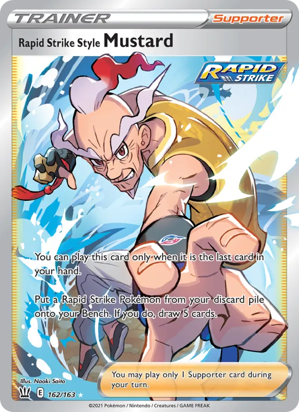 Rapid Strike Style Mustard #162 – Battle Styles card