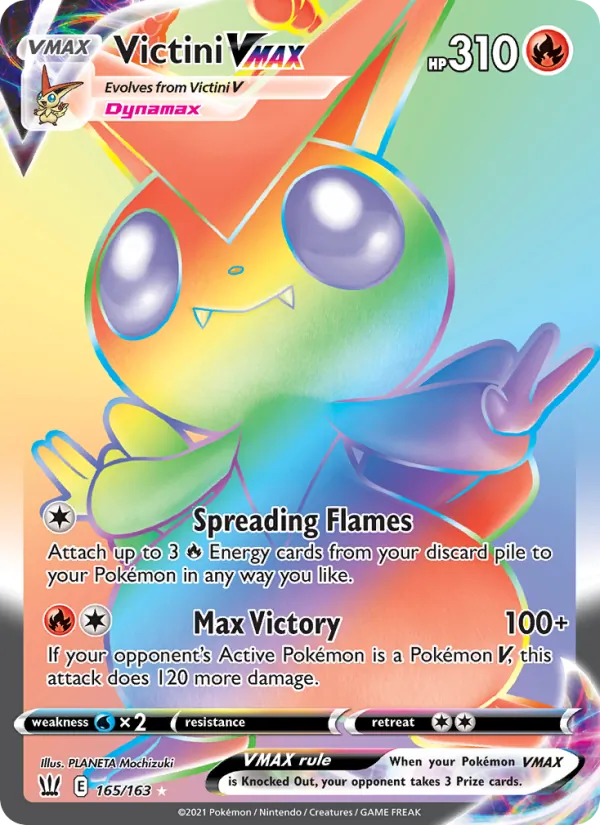 Victini VMAX #165 – Battle Styles card