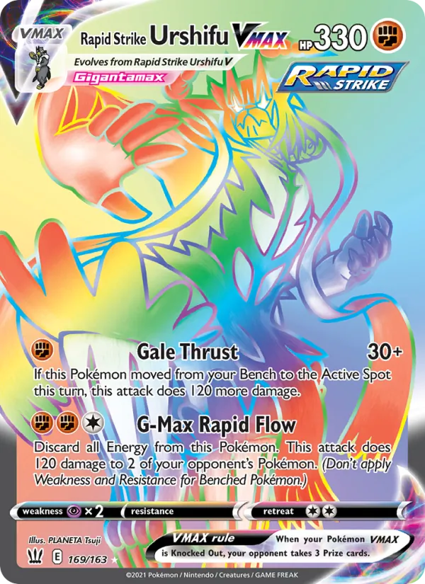 Rapid Strike Urshifu VMAX #169 – Battle Styles card