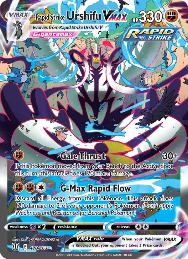 Rapid Strike Urshifu VMAX #170 – Battle Styles card