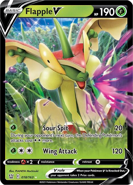 Flapple V #18 – Battle Styles card