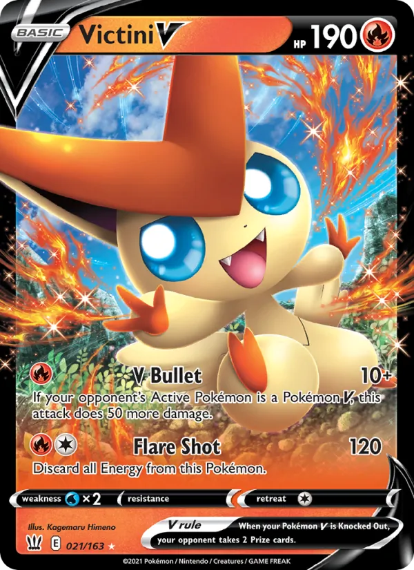Victini V #21 – Battle Styles card