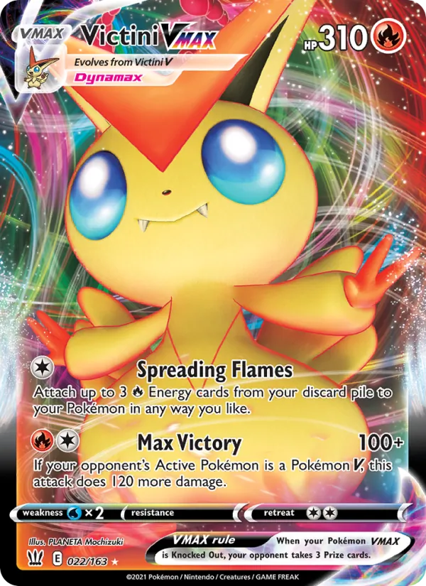 Victini VMAX #22 – Battle Styles card