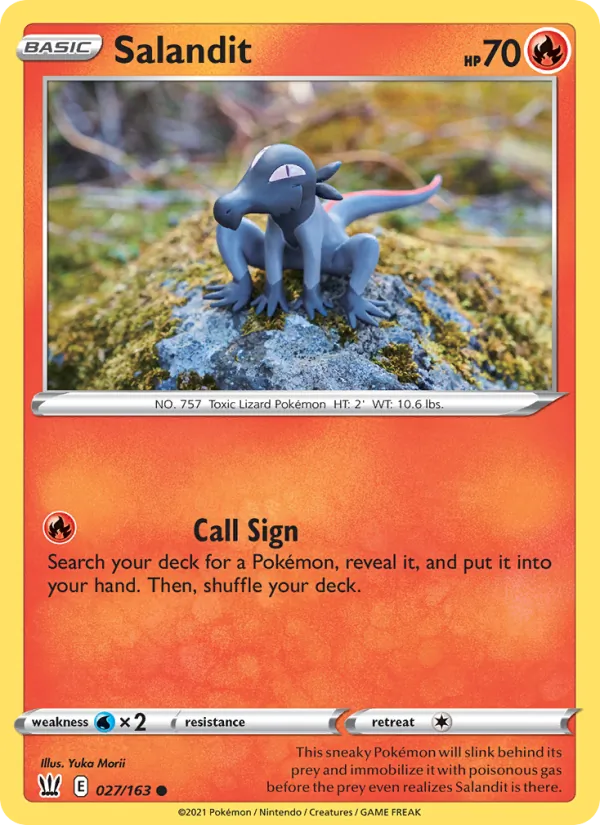 Salandit #27 – Battle Styles card