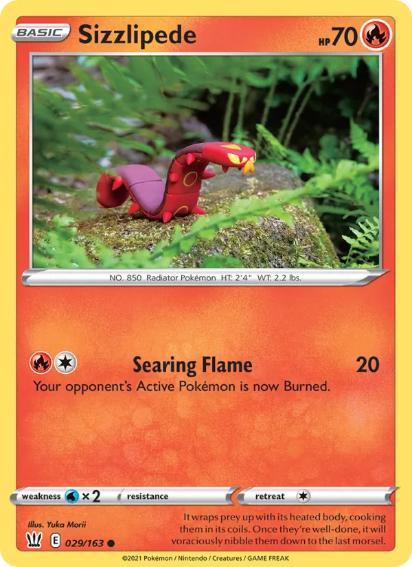 Sizzlipede #29 – Battle Styles card
