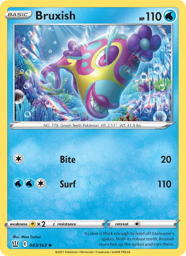 Bruxish #43 – Battle Styles card