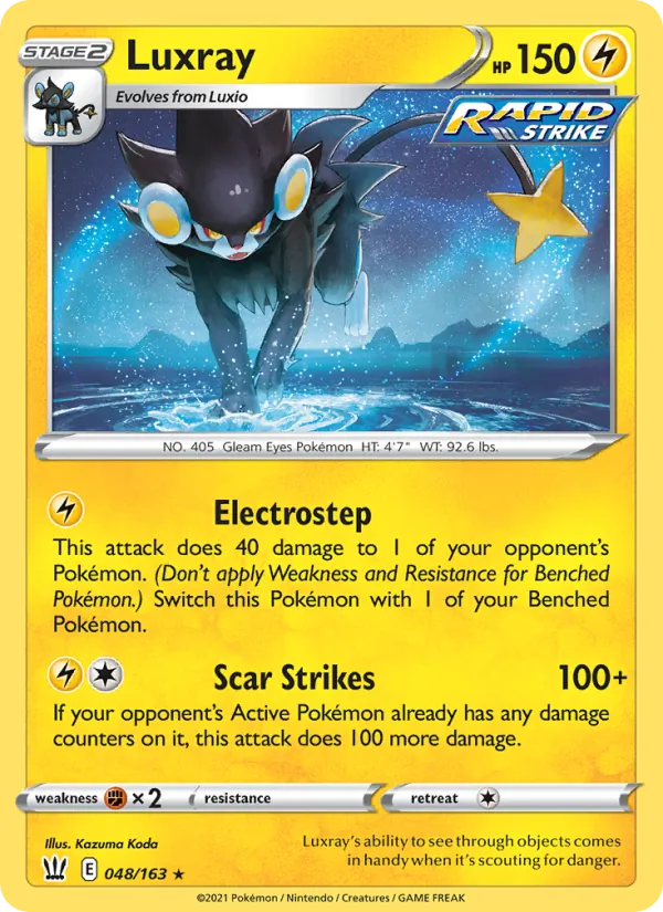 Luxray #48 – Battle Styles card