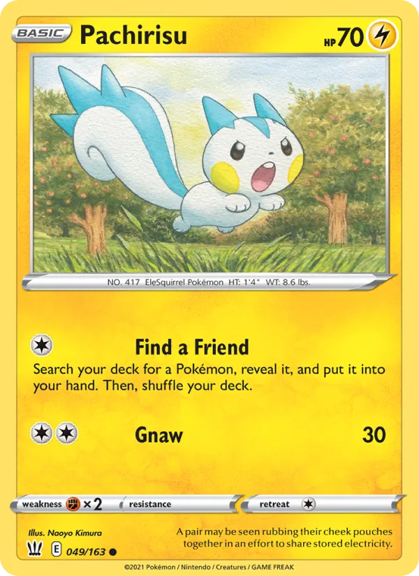 Pachirisu #49 – Battle Styles card