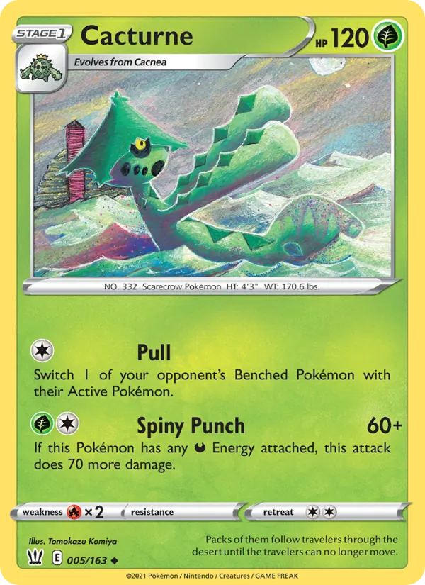 Cacturne #5 – Battle Styles card