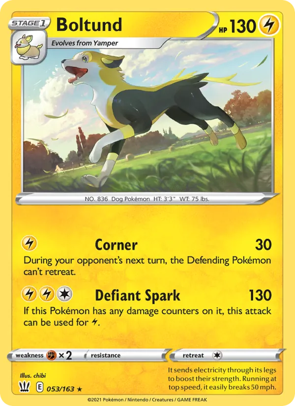 Boltund #53 – Battle Styles card
