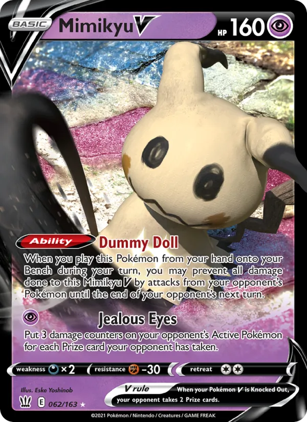 Mimikyu V #62 – Battle Styles card