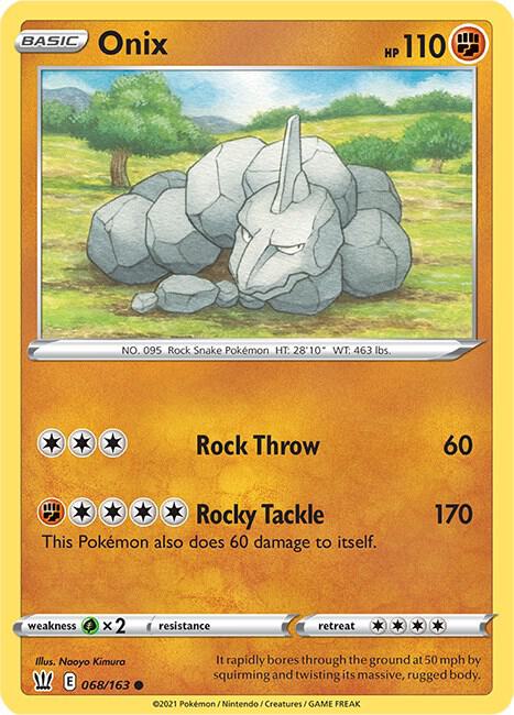 Onix #68 – Battle Styles card