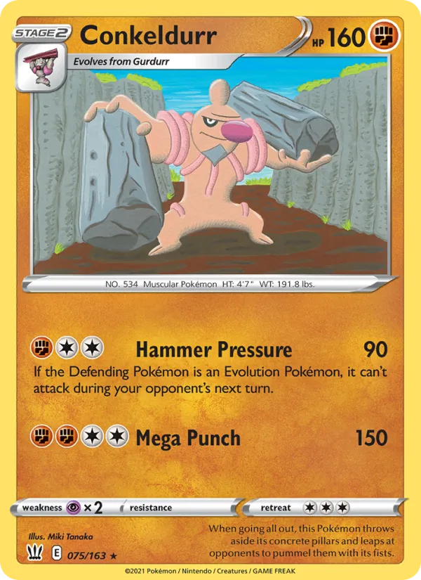 Conkeldurr #75 – Battle Styles card