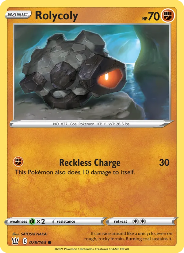 Rolycoly #78 – Battle Styles card