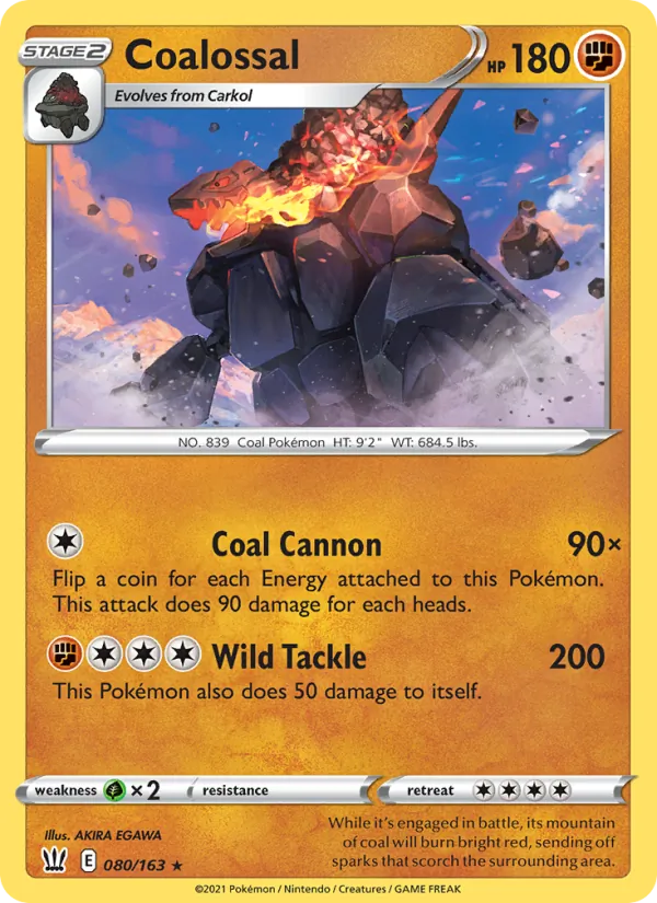 Coalossal #80 – Battle Styles card