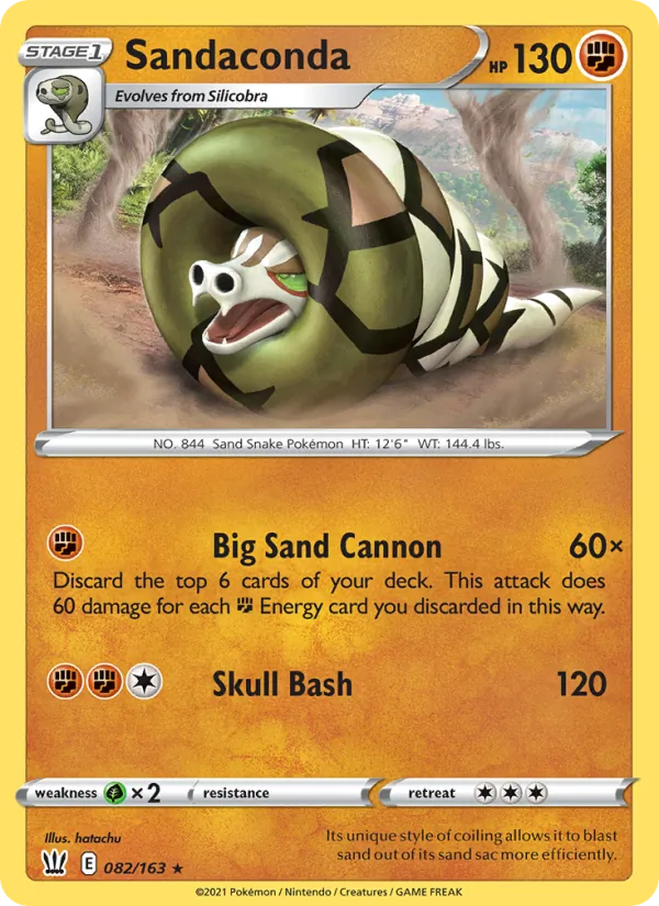 Sandaconda #82 – Battle Styles card