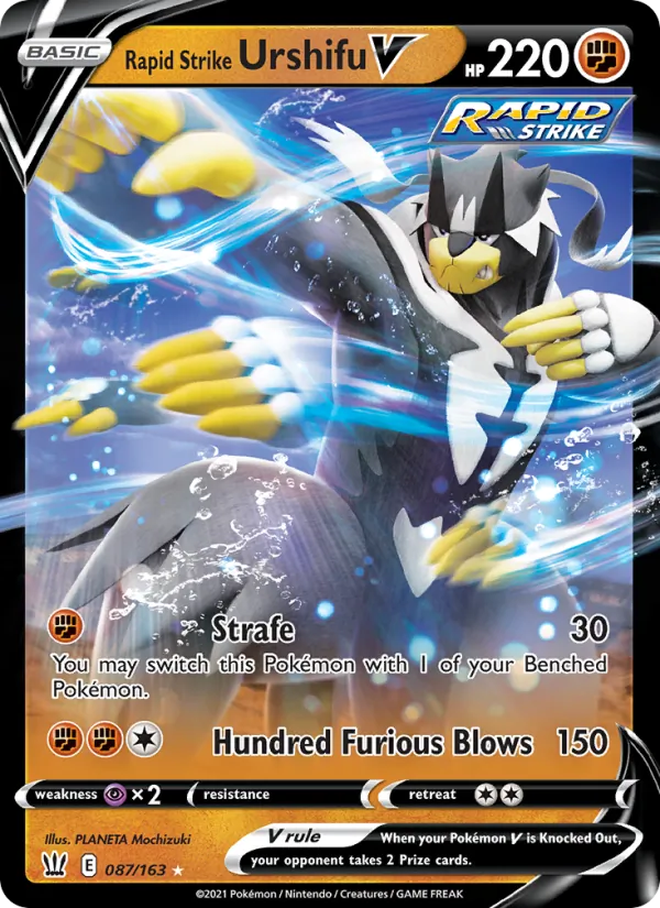 Rapid Strike Urshifu V #87 – Battle Styles card