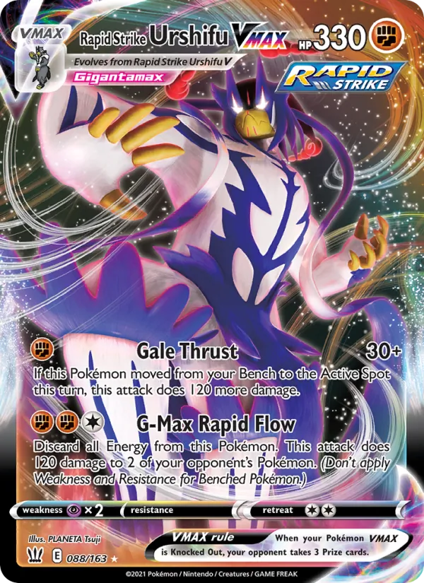 Rapid Strike Urshifu VMAX #88 – Battle Styles card