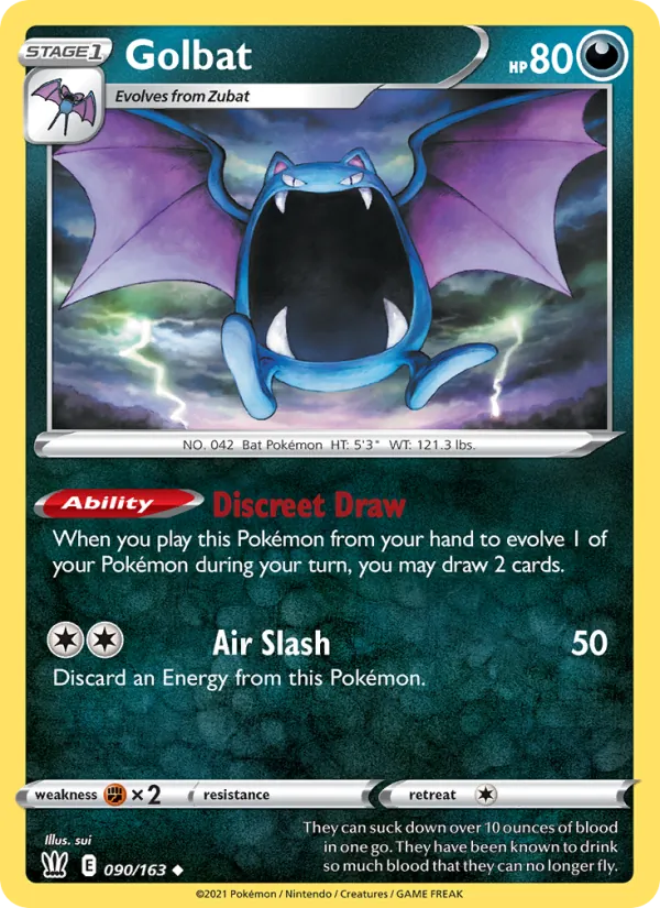 Golbat #90 – Battle Styles card