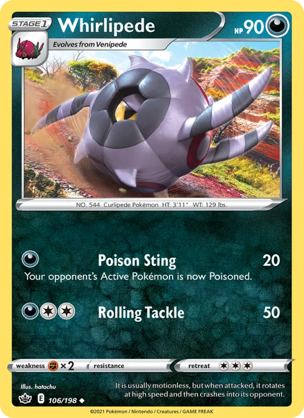 Whirlipede #106 – Chilling Reign card