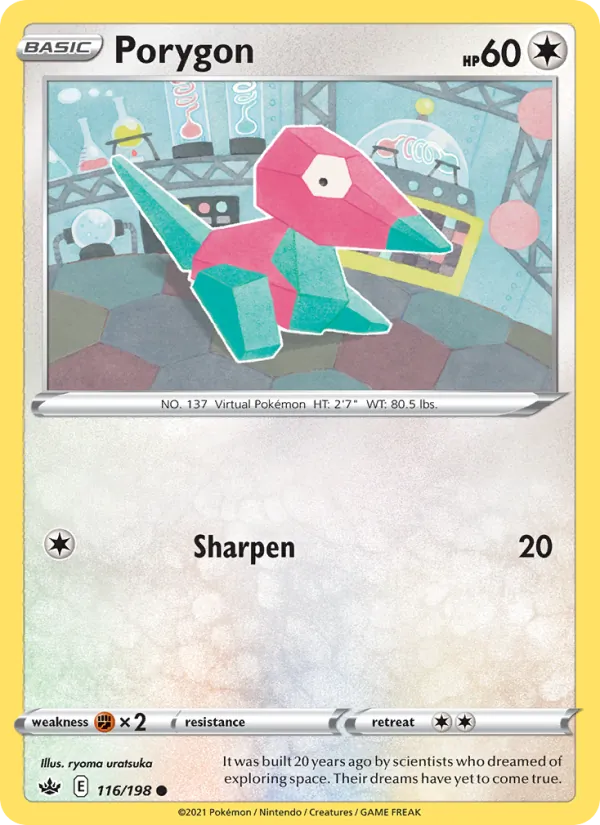 Porygon #116 – Chilling Reign card