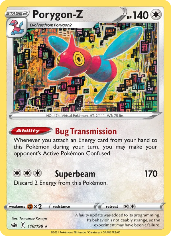 Porygon-Z #118 – Chilling Reign card