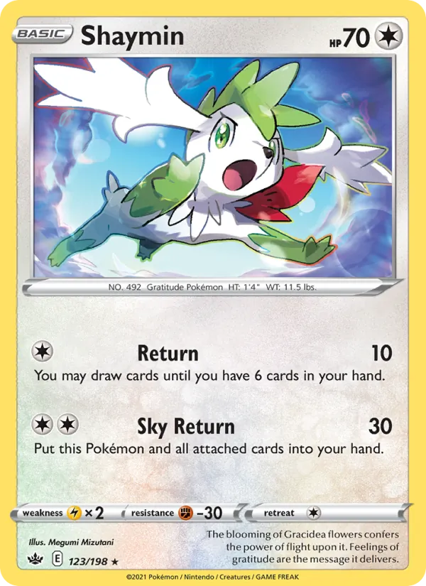 Shaymin #123 – Chilling Reign card