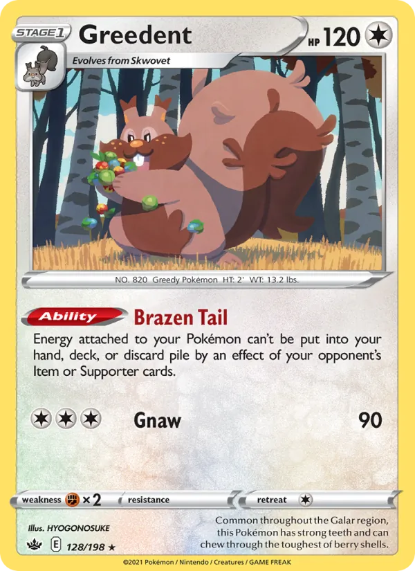 Greedent #128 – Chilling Reign card