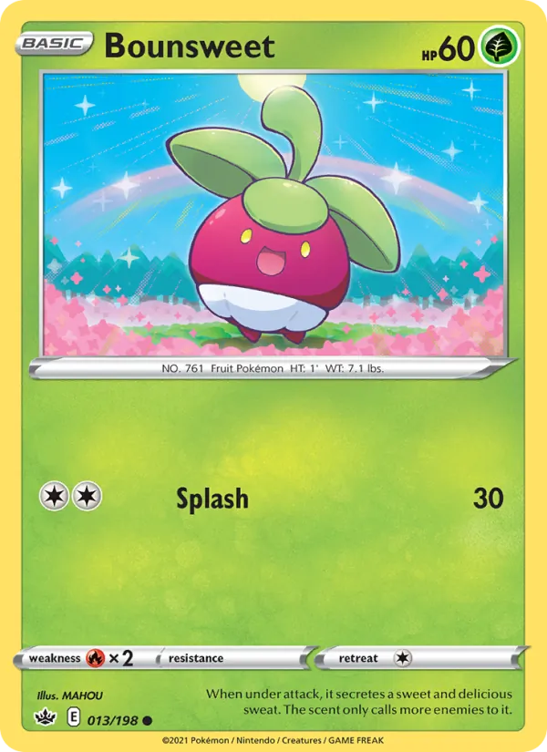 Bounsweet #13 – Chilling Reign card