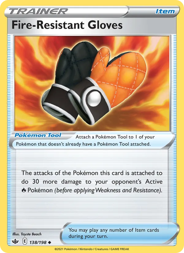Fire-Resistant Gloves #138 – Chilling Reign card