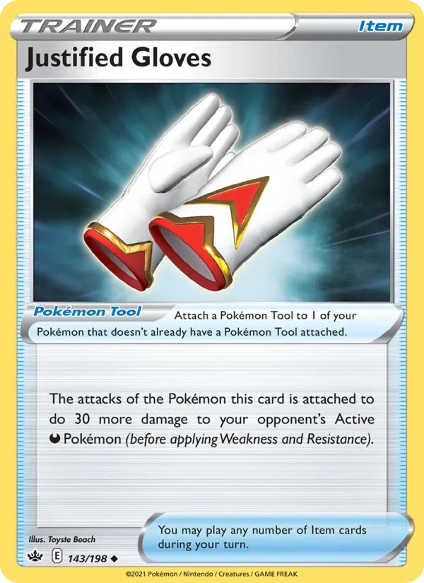 Justified Gloves #143 – Chilling Reign card