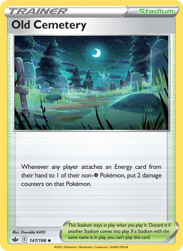 Old Cemetery #147 – Chilling Reign card