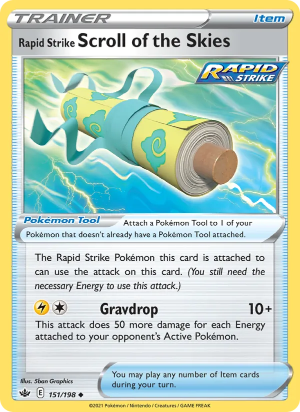 Rapid Strike Scroll of the Skies #151 – Chilling Reign card