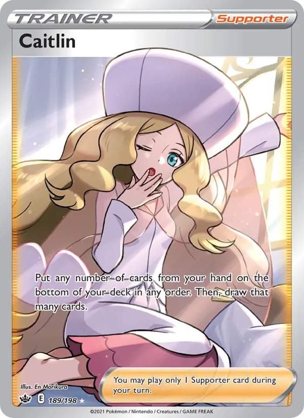 Caitlin #189 – Chilling Reign card