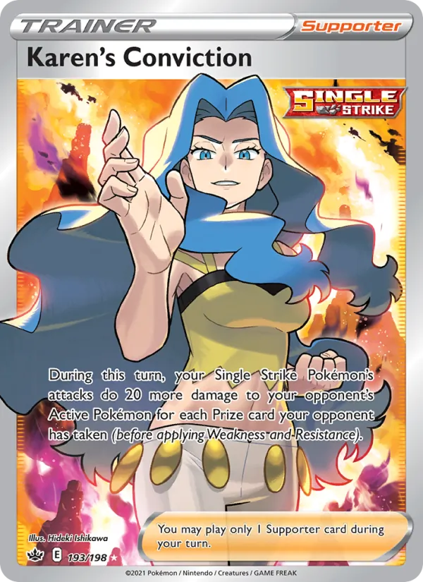 Karen's Conviction #193 – Chilling Reign card