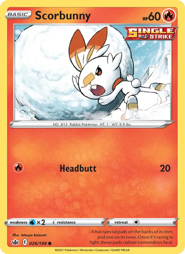 Scorbunny #26 – Chilling Reign card
