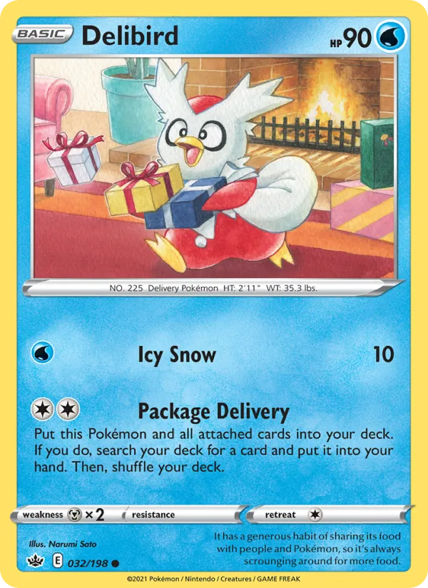 Delibird #32 – Chilling Reign card